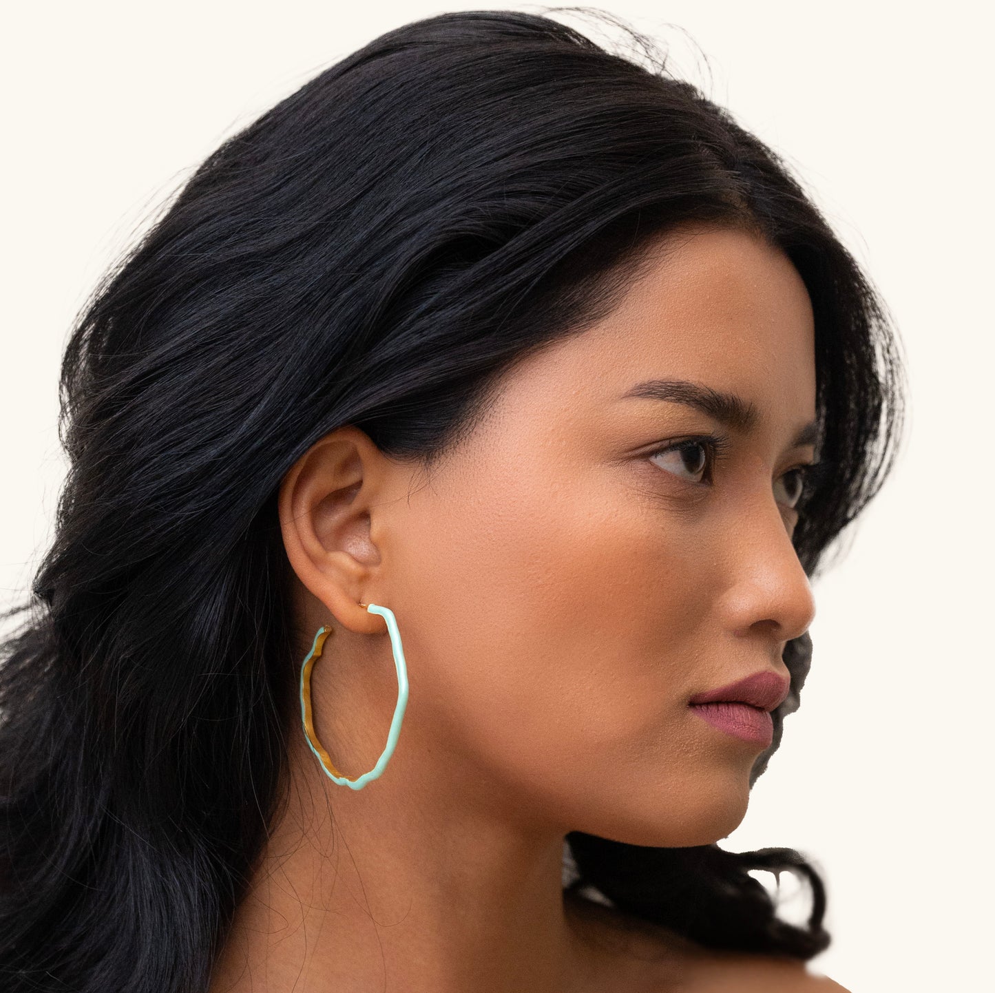 Vibrant Bloom Hoops Sea Green 3