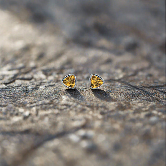 Citrine Studs