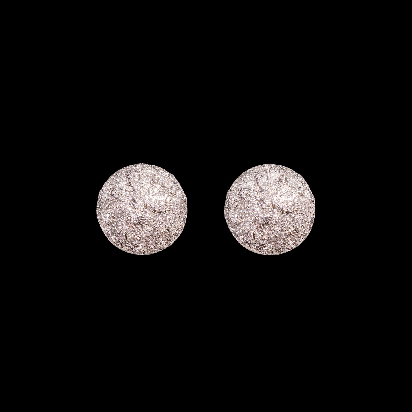 Diamond Dome Earrings