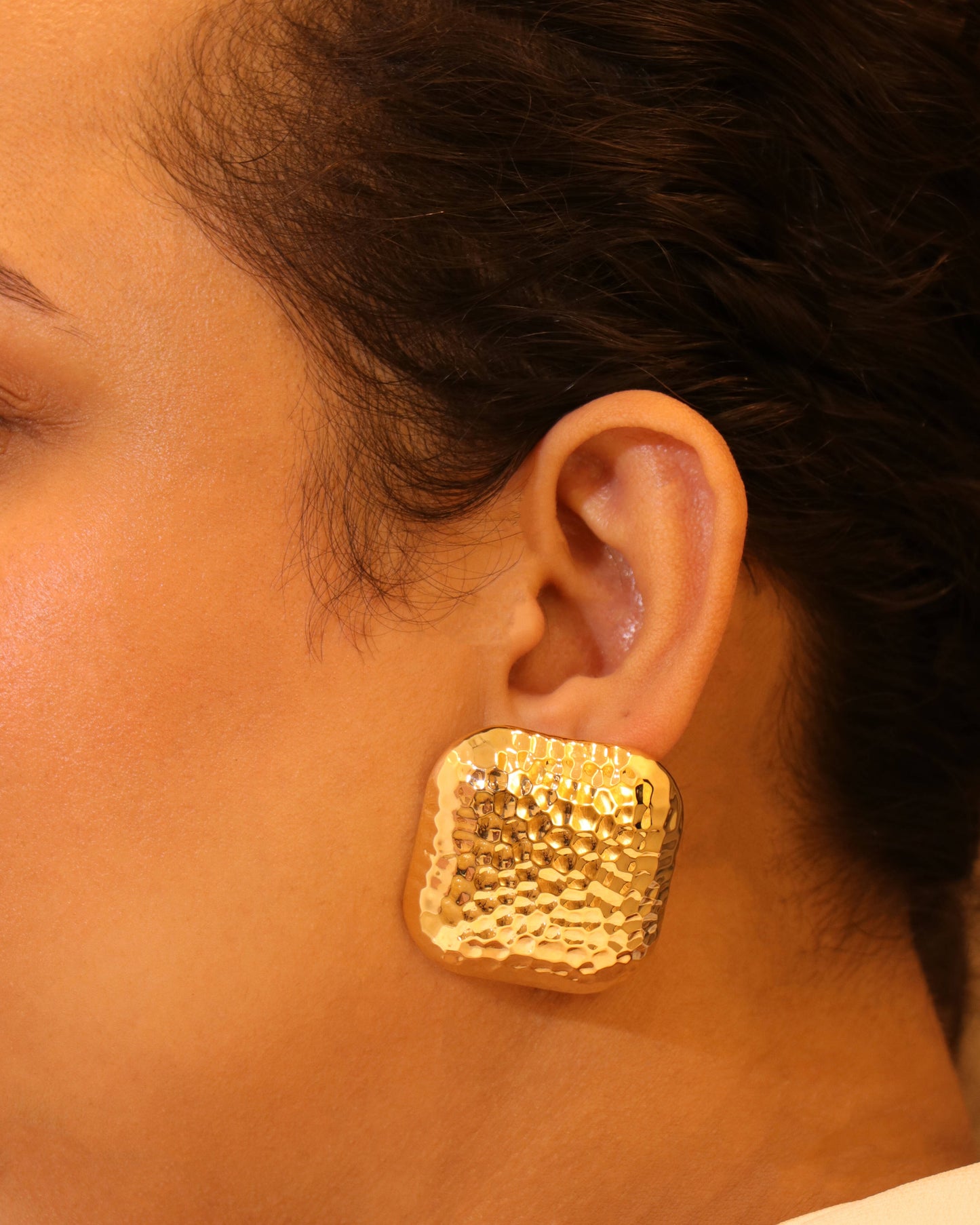 Hammered Texture Earrings