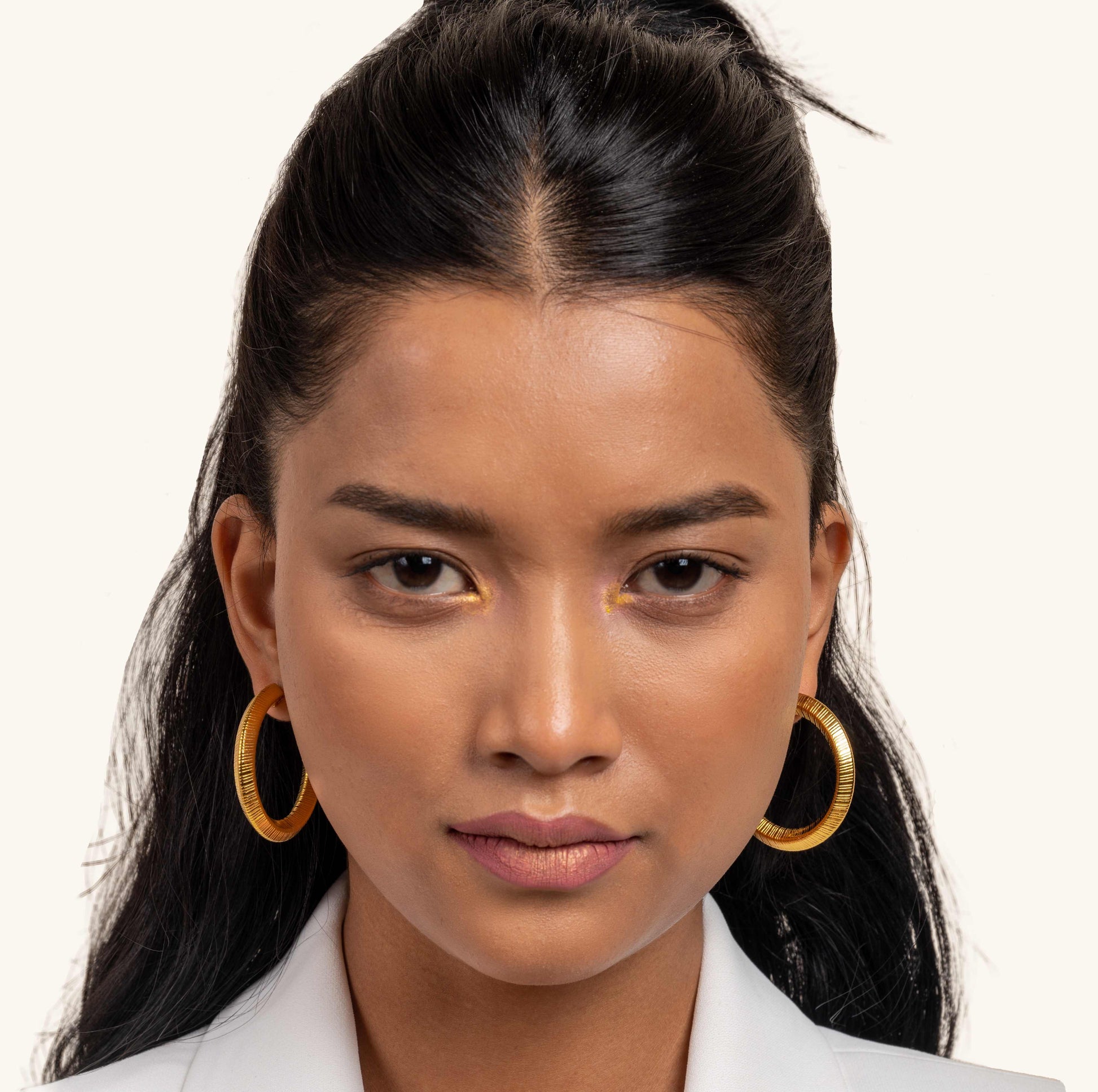 Textured Luxe Hoops